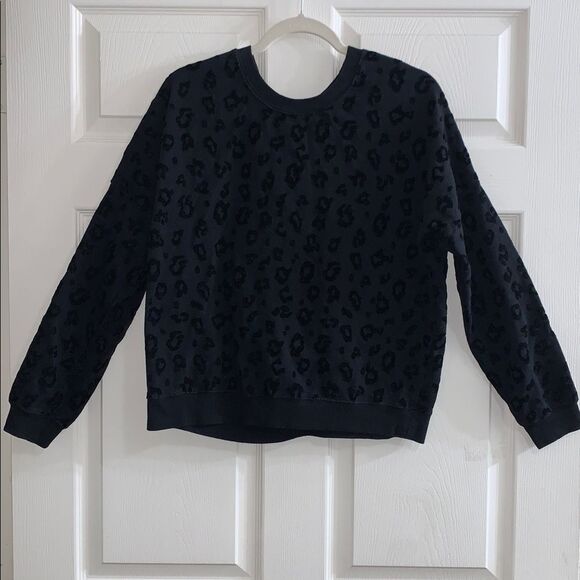 Z Supply Animal Flocked Sweatshirt Size Small Soft Comfy Cozy - Picture 3 of 8